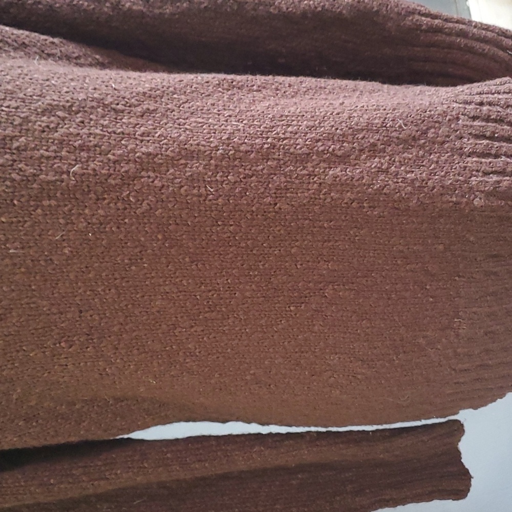 Jones ny women''s brown cowl neck  sweater size M - Picture 8 of 14